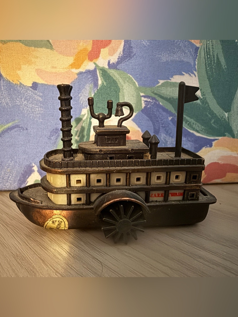 Vintage Mark Twain Boat pencil sharpener die cast